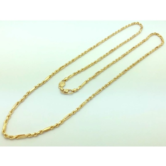 Solid Gold Milano Rope Chain 6mm THICK 24 inches - Picture 3 of 4